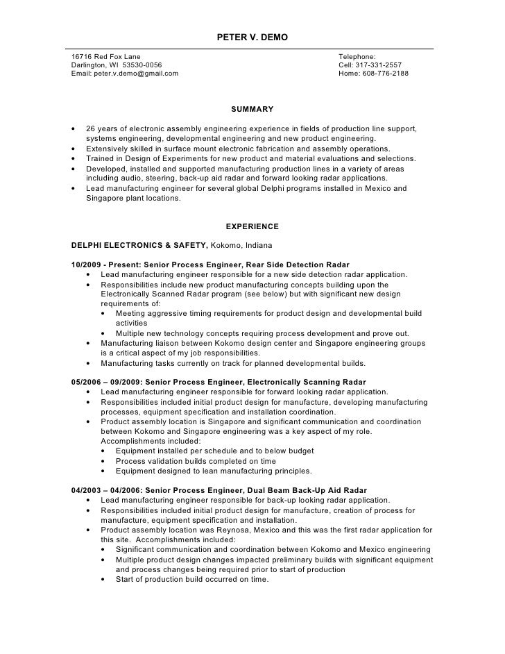 Peter Demo Resume Jun10 - Peter Demo Resume Jun10 1 728 