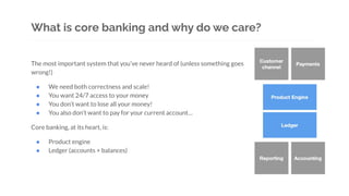 Scaling a Core Banking Engine Using Apache Kafka | Peter Dudbridge ...