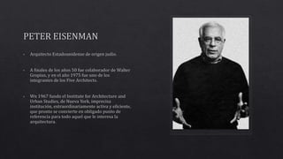 Peter eisenman