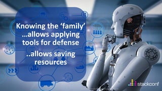 36
©2021 Check Point Software Technologies Ltd.
[Protected] Distribution or modification is subject to approval ​
Knowing the ‘family’
…allows applying
tools for defense
..allows saving
resources
 