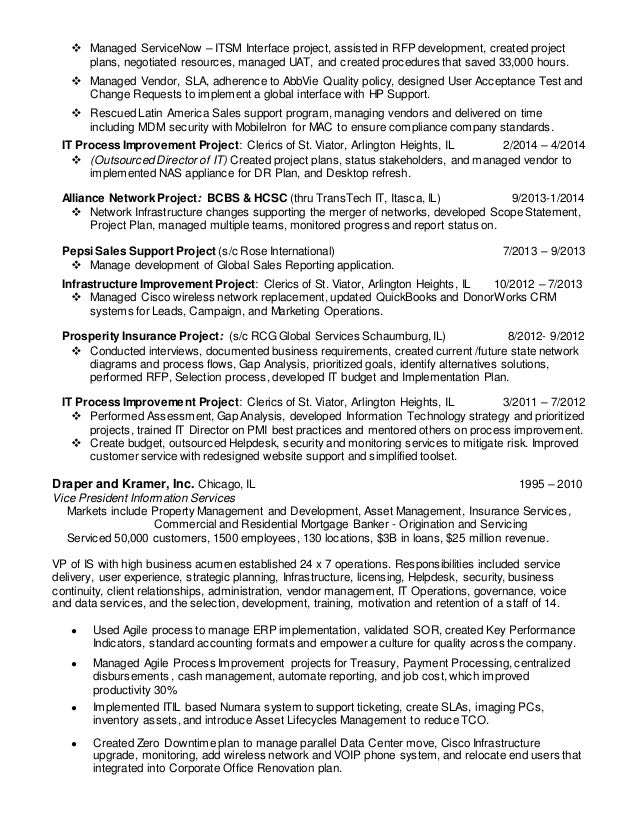 it director resume