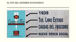 EL FIN DEL HOMBRE ECONOMICO
 
