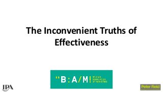 BAM Congress 2017: Peter Field - Exploiting the full effectiveness potential of the evolving media landscape