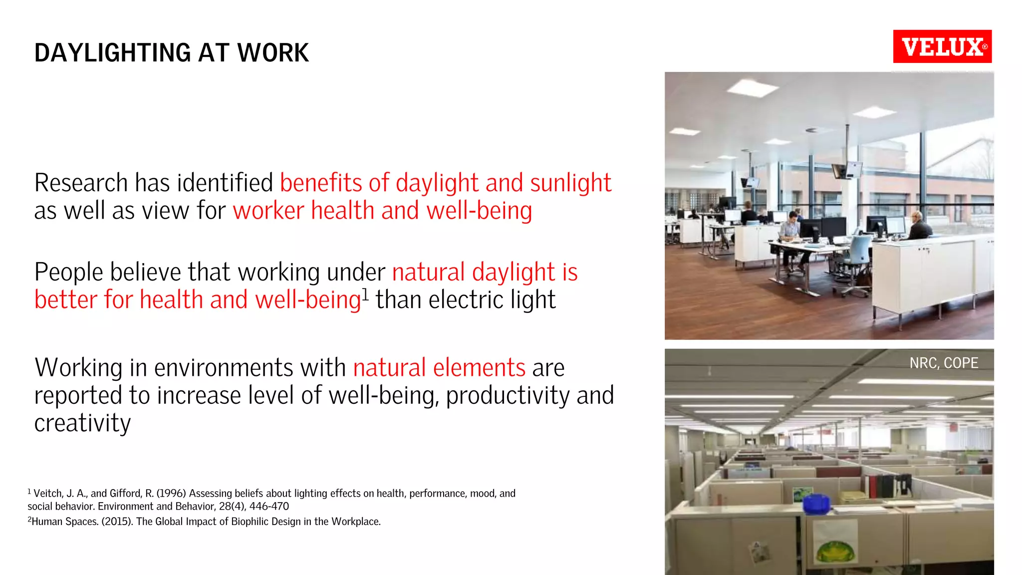 Impact of light on human well-being and productivity | PPTX
