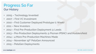 Iceotope PetaGen Product Launch Presentation | PPTX