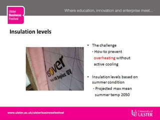 Insulation levels
 