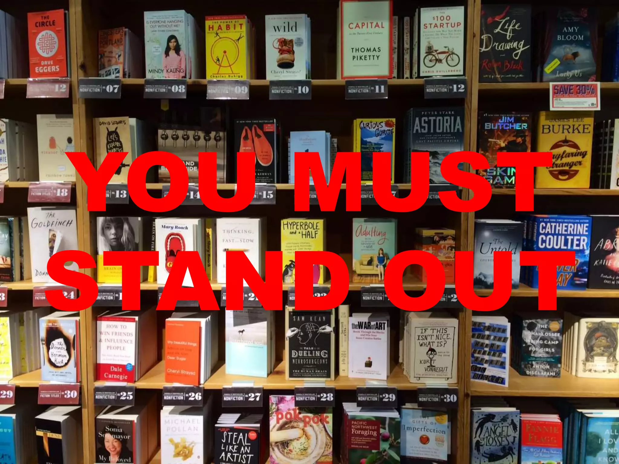 YOU MUST 
STAND OUT 
 