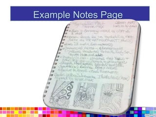 Example Notes Page
 