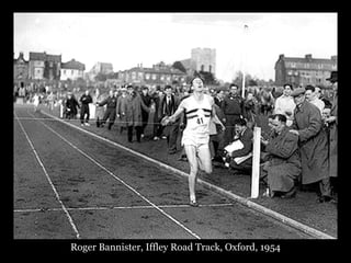 44
Roger Bannister, Iffley Road Track, Oxford, 1954
 