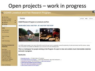 Open access / open publishing at the International Livestock Research Institute 