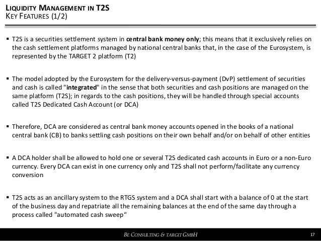 Regulations Defining New Liquidity Management Frameworks