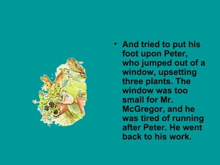 Tired Peter Rabbit Peter Rabbit | PPT