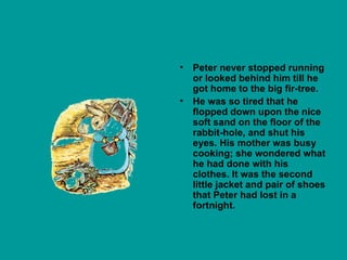 Tired Peter Rabbit Peter Rabbit | PPT