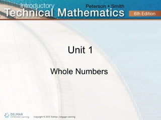 Unit 1

Whole Numbers
 