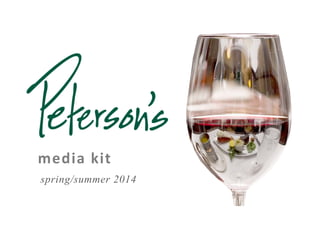 media kit
spring/summer 2014
 