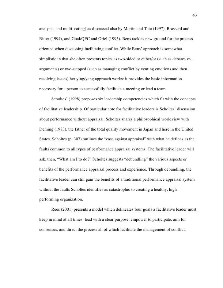 Dissertation on leadership and management
