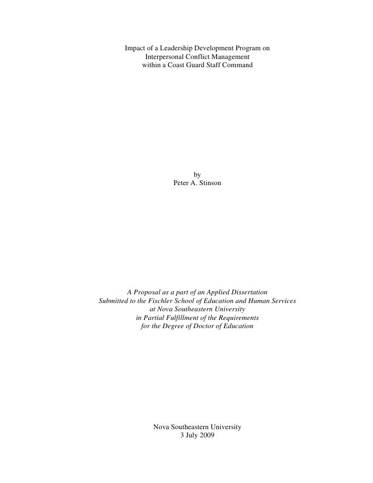 Dissertation on educational administration