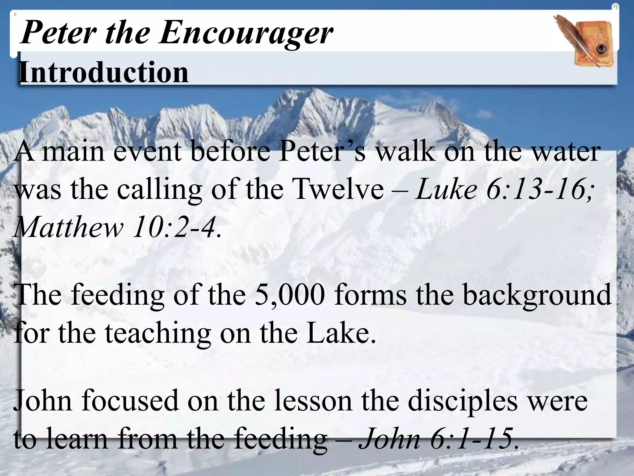 Matthew 14:22-33 Devotion | PPT