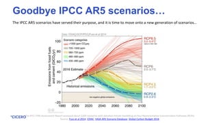 Ipcc Ar5 Risk Mitigation pathways, emission scenarios, & stabilizing temperature | PPTX