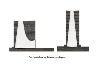 Sections showing 24 concrete layers.

 