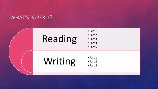 Pet exam preparation workshop paper 1