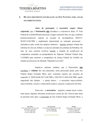 JOSÉ ROBERTO BATOCHIO
ADVOGADOS ASSOCIADOS
São Paulo
R. Pe. João Manuel 755 19º andar
Jd Paulista | 01411-001
Tel.: 55 11...
