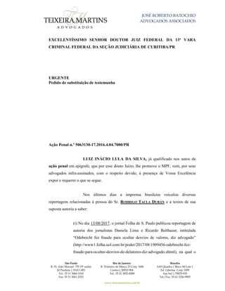 JOSÉ ROBERTO BATOCHIO
ADVOGADOS ASSOCIADOS
São Paulo
R. Pe. João Manuel 755 19º andar
Jd Paulista | 01411-001
Tel.: 55 11...