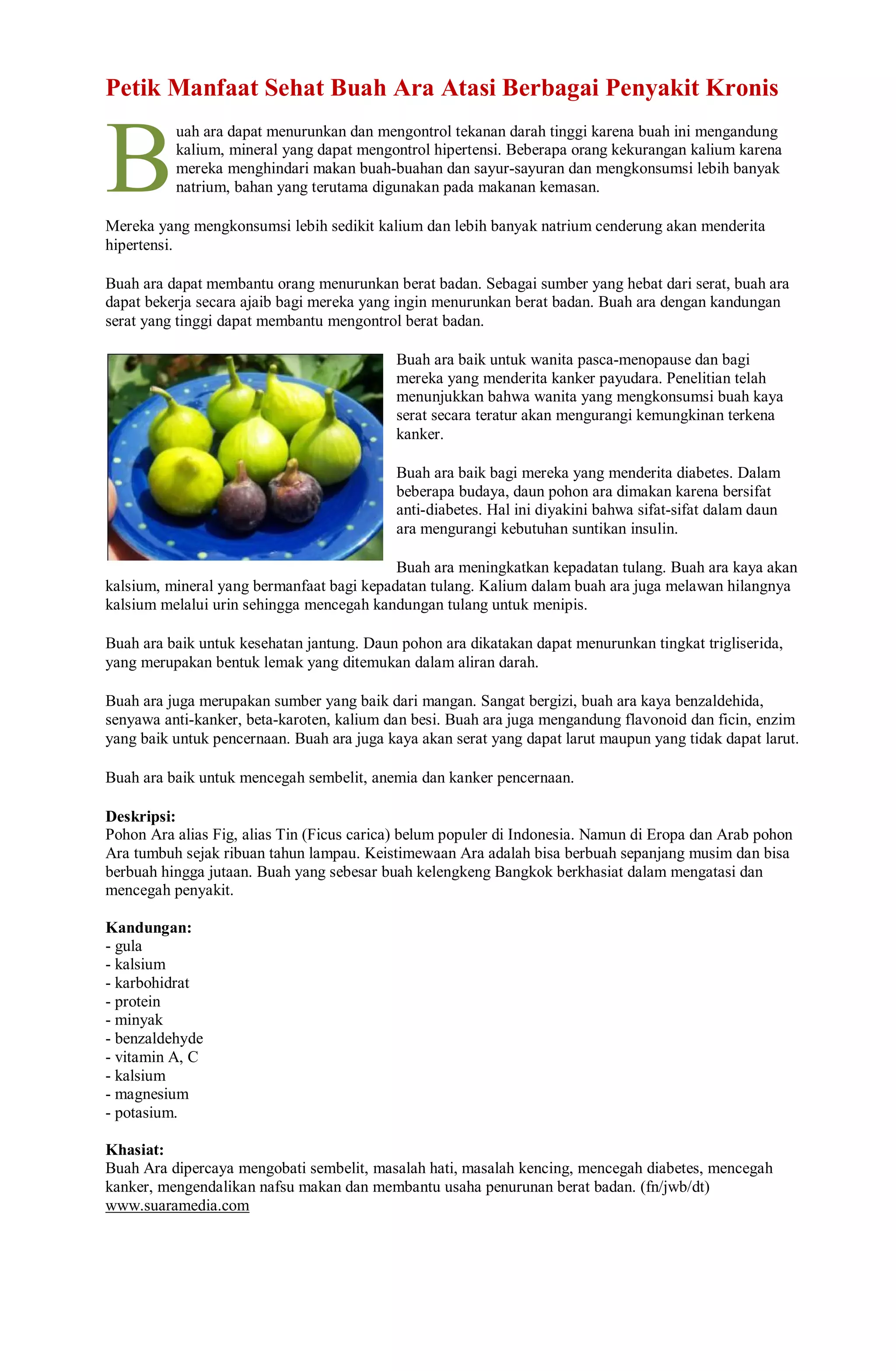 Nggak Cuma Enak, Buah Juga Jebakan Penyakit Kronis Lo! πππ