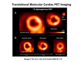 Bengel, F. M. et al. J Am Coll Cardiol 2009;54:1-15
Translational Molecular Cardiac PET Imaging
 