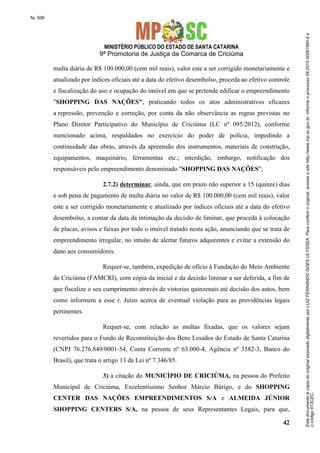 1
77347324
4612
!!#
$%
'()'*'+,-'.,),*012,3401(,)'5,6701484'-0,3048,6091:,)0;0'=,:'30?94
)70:,-,2)0.,@4'=4-,814+',2414*'+,54=4,4*'+A+',3492,@4'4-A.')+9@,3,B
80':'@'3,34344*4-'.,67034-,@@4'),0+'43,34;C-801?94,@4'05')D,)70140@.41A
0D'-E1'+0810:@42,91:,)0;F03,.',=+020G-,-9-03,H'3,34=029)'+I8'0-J2,
0801-9)'3,3434+9281'13,24@D012,)4'1,=4,-'.,24)-4=498,84@349K4'-034
*0129@,670='28@424)-,6704,.,@',6703,80@I-'+,91:,),;
L4(9)30M0(1'0M0++0N
O;;;PG-93034Q28,+-034R'5')D,)6,S92)0.0')-1924)-0+02,*'),@'3,3434
81020.41,243',67034')-41444)-140428144)34301491:,)0=0(4-014
8T:@'+040+'3,370=+02 00:K4-'.034(,1,)-'1+'3,349-4)-A.4';UVW34
Q28,+-034R'5')D,)6,NQ)-1924)-034Y,1,)-',30Z'14'-0BH'3,34L9-4)-A.4'=
[-'1,(42=G3'-01,]T24)^T1'=[__`=8;[ab;
01-,)-0=0G-93034Q28,+-034R'5')D,)6,UGQRbK9-'*'+,c43',)-4
34-,)0.,E-'+,?94)4+4'-,20-410:1403'14'-03481081'43,34=)702,',:0@9-,4
34*012,814302'),)-424)-481'.,3,;d44,84+-0=0'28,+-0+,9,3084@0904
0+98,6703492'2E.4@8034(41,13'14'-0U),.413,349234.41b,00341T:@'+0=
341'.,303,0:1'(,670344e'('10+9281'24)-03,*9)6700+',@3,81081'43,3491:,),;
Z4)0-,c4?9442:01,00:K4-'.030G-93034Q28,+-034R'5')D,)6,
UGQRb4K,f@'2'-,1g,@':413,343081081'4-A1'042 810@304)-01)0=4-,:4@4+4)30
+0)3'6h4414?9''-08,1,?94,0:1,)70@4434?9,@?941*012,0')-4144+0@4-'.0=4@,
)70709*'+'4)-4,4.'-,1-1,)-01)0?9480342,3.'1-70E3091('24)-03,0:1,09
,-'.'3,34)0.,=094K,=92810K4-080344-,142+0)*012'3,34+02-03,,)012,
91:,)I-'+,4,8-0,14+4:41,@'+4)6,34+0)-19'1=2,2420,'24180-4)+',@
+,9,301343'-T1:'08,1,0')-4144+0@4-'.0=3,3,,+0)4?9J)+',(41,3,+029,
'28@424)-,670;
Z4-,*012,=92,0:1,09,-'.'3,34)0.,=09,-2420,,28@',67034
92,0:1,KA4e'-4)-4=,')3,?9442+0)*012'3,34+02,@4('@,67091:,)I-'+,=8034(41,1
3'-T1:'04i09+0)-1,)('24)-042 1,570349,3'24)70U428144)3'24)-009
,-'.'3,3434-,@801-40914@4.j)+',?9480342+0)-91:,104?9'@':1,30,)3,24)-03492,
14('70b09='28@424)-4=8014-,14234-412'),30@0+,@=,+,:,)30801(41,1810:@42,
fls. 485
EstedocumentoécópiadooriginalassinadodigitalmenteporLUIZFERNANDOGOESULYSSEA.Paraconferirooriginal,acesseositehttp://www.mp.sc.gov.br,informeoprocesso08.2015.00067660-9e
ocódigo613CEC.
 