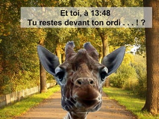 Et toi, à  05:40   Tu restes devant ton ordi . . . ! ? 