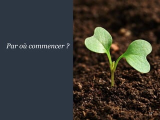 17
Par où commencer ?
 