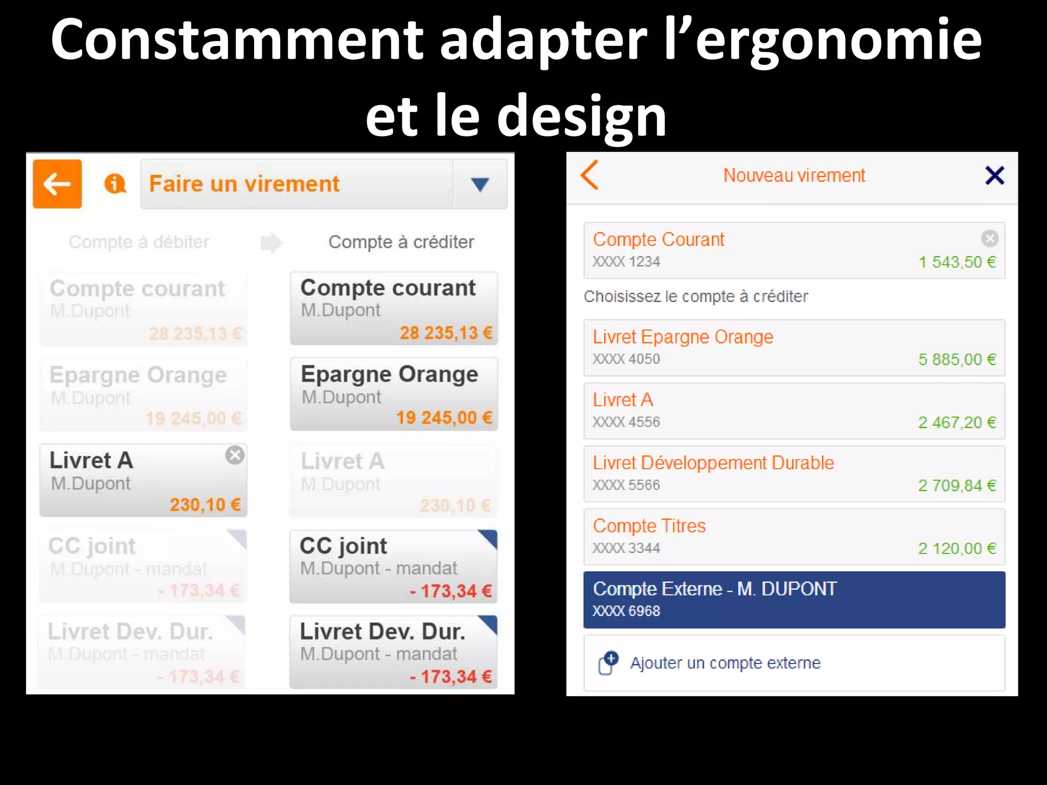 Constamment adapter l’ergonomie
et le design

37

 