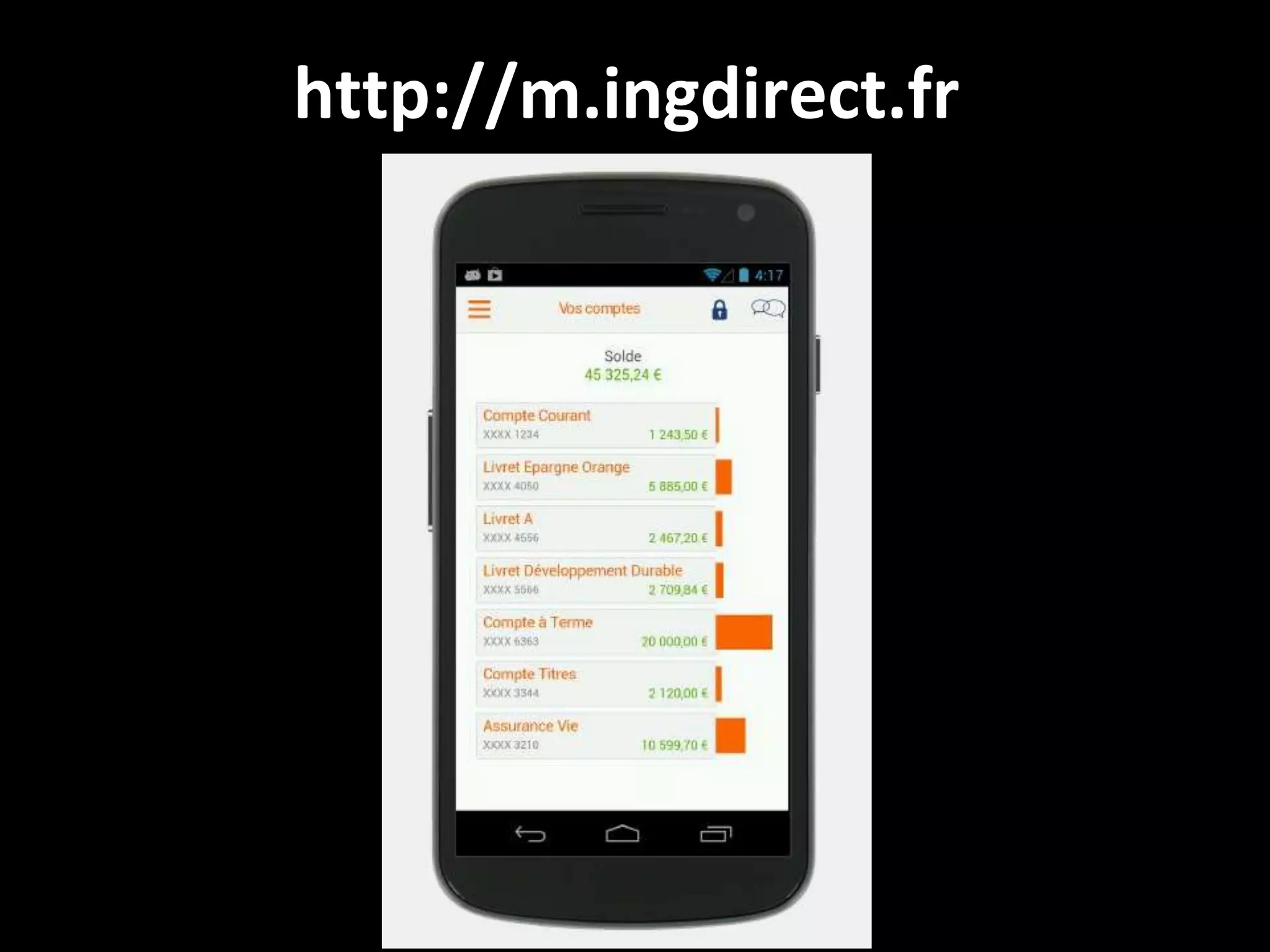 http://m.ingdirect.fr

4

 