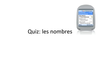 Quiz: les nombres 