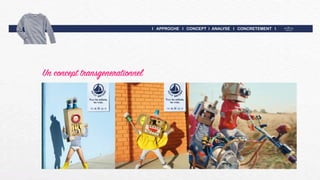 I APPROCHE I CONCEPT I ANALYSE I CONCRETEMENT I
Un concept transgenerationnel
 