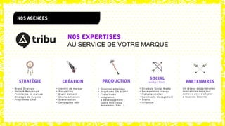 NOS AGENCES
NOS EXPERTISES
AU SERVICE DE VOTRE MARQUE
 