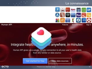 10
La connaissance
Health Kit
 