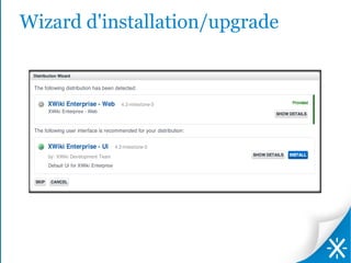 Wizard d'installation/upgrade
 