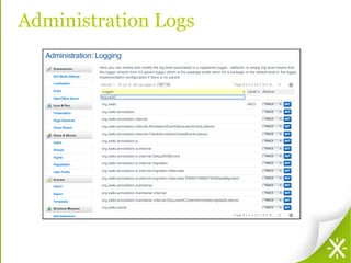 Administration Logs
 