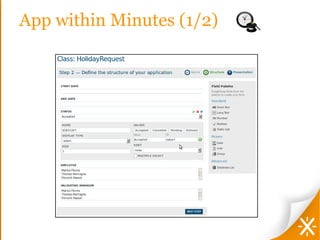 App within Minutes (1/2)
 