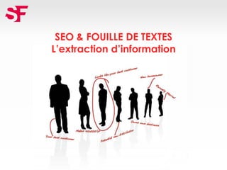 SEO & FOUILLE DE TEXTES
L’extraction d’information

 