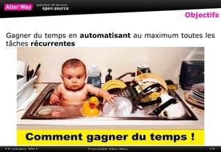Objectifs Gagner du temps en  automatisant  au maximum toutes les tâches  récurrentes 