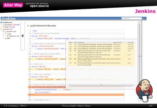Intégration d' outils externes (Tests unitaires, déploiement,..) 