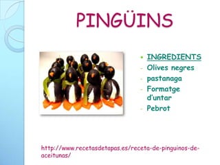 LLENGÜES DE GATINGREDIENTS