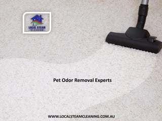 WWW.LOCALSTEAMCLEANING.COM.AU
Pet Odor Removal Experts
 