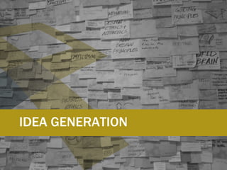 IDEA GENERATION

 