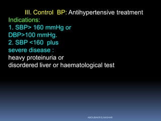 Protocol for MANAGEMENT OF SEVERE PRE-ECLAMPSIA/ ECLAMPSIA Green top ...