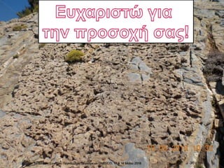 1ο Διεθνές Συνέδριο Παγκόσμιων Γεωπάρκων UNESCO, 17 & 18 Mαϊου 2018 36
 