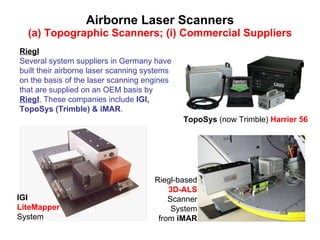 Toposys Airborne Laser Scanning Technologies | PPT
